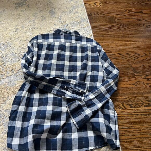 michael kors flannel long sleeve button down shirt men’s - Picture 5 of 5